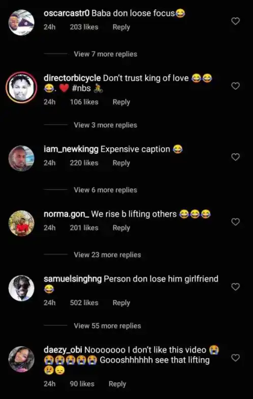 Kizz Daniel Lifts A Lady Up During Concert