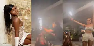 Mercy Aigbe’s daughter, Michelle parties hard with friends as she clocks 21 (video)