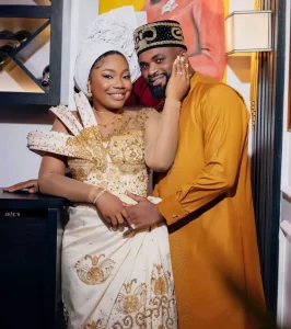 Mercy Chinwo shares beautiful photos from her wedding introduction Kemi Filani blog.jpg