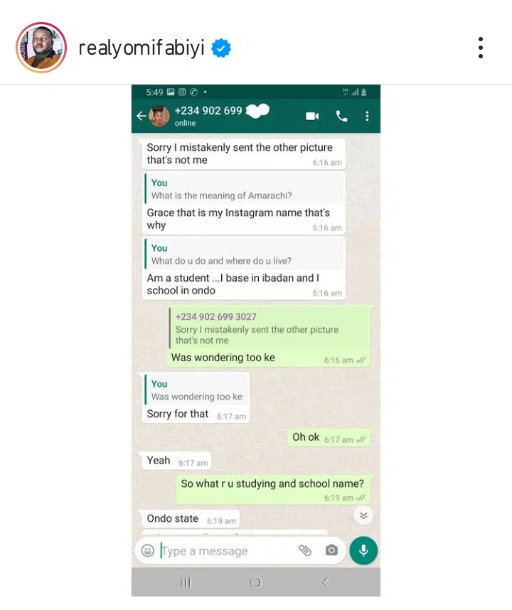 Yomi Fabiyi shares proofs