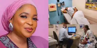 Yoruba Actress, Kemi Afolabi begins lupus treatment at US hospital (Photos)