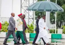 President Buhari Storms Kuje Prison After Boko Haram Attack (Photos)