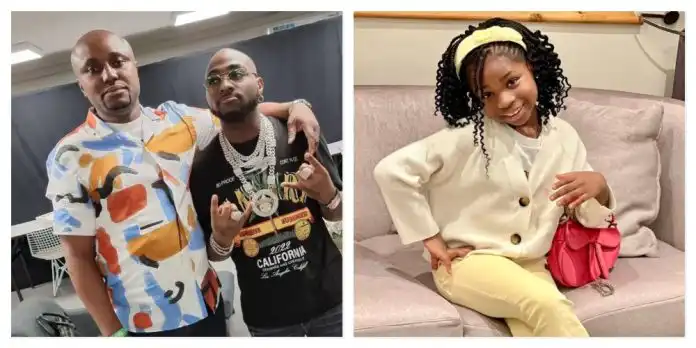 Netizens drags little Imade Adeleke after she queries father, Davido on why he didn’t sack logistics manager, Isreal DMW (Video) Netizens drags little Imade Adeleke after she queries father, Davido on why he didn’t sack logistics manager, Isreal DMW (Video)