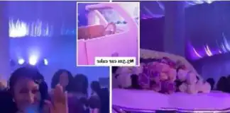 Reactions as couple spend N3.5m on cake designed like car for their wedding