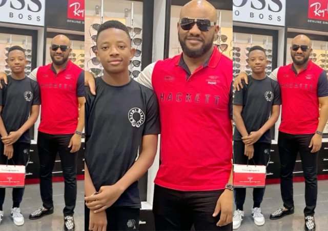 ‘Once daddy is around, it’s Jolly for everybody’ – Yul Edochie boasts as he takes son, Karl Yul-Edochie shopping ‘Once daddy is around, it’s Jolly for everybody’ – Yul Edochie boasts as he takes son, Karl Yul-Edochie shopping