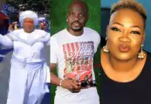 Reactions as Comedienne Princess rain curses on Yomi Fabiyi, Mama Rainbow, others (Video)