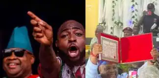 Davido congratulates uncle, Ademola Adeleke, as INEC issues his Certificate of Return