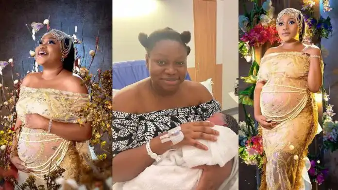 Congratulations pour in as Ruth Kadiri welcomes baby girl