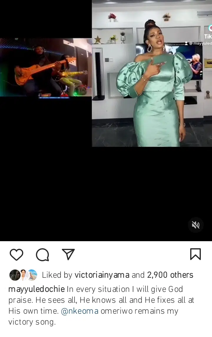 God fixes things at His own time May Edochie