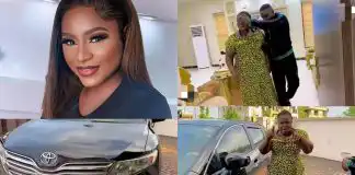 Destiny Etiko’s mum showers her with prayers after she surprised her with a new car (Video)