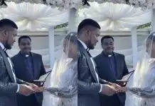 “Cheers to forever” - Actor Wole Ojo shatters heart as he unveils his beautiful bride