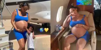 Wizkid’s babymama, Jada Pollock Flaunts her baby bump (Photos)