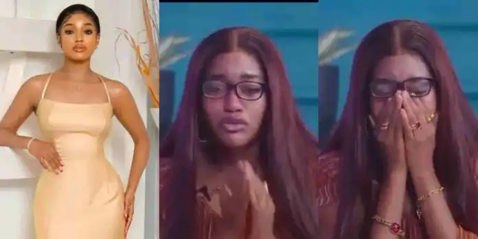 #BBNaija: I’m sorry that it ended this way – Beauty breaks down in tears, apologizes to fans (Video)