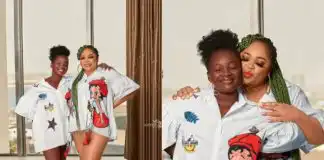 Celebrities react as Kemi Afolabi shares beautiful moment with her daughter