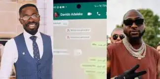 “I must expose you” – Davido’s lawyer, Bobo Ajudua leaks chat with singer