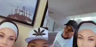 Watch Video of BBNaija Kess’ oyinbo wife speaks pidgin