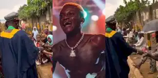 Reactions as Portable hits the streets, shares money to roadside beggars (Video)