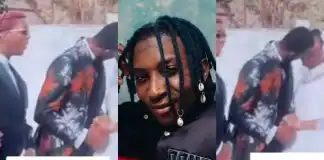Reactions as Bella Shmurda does the unexpected as a bestman at friend’s wedding