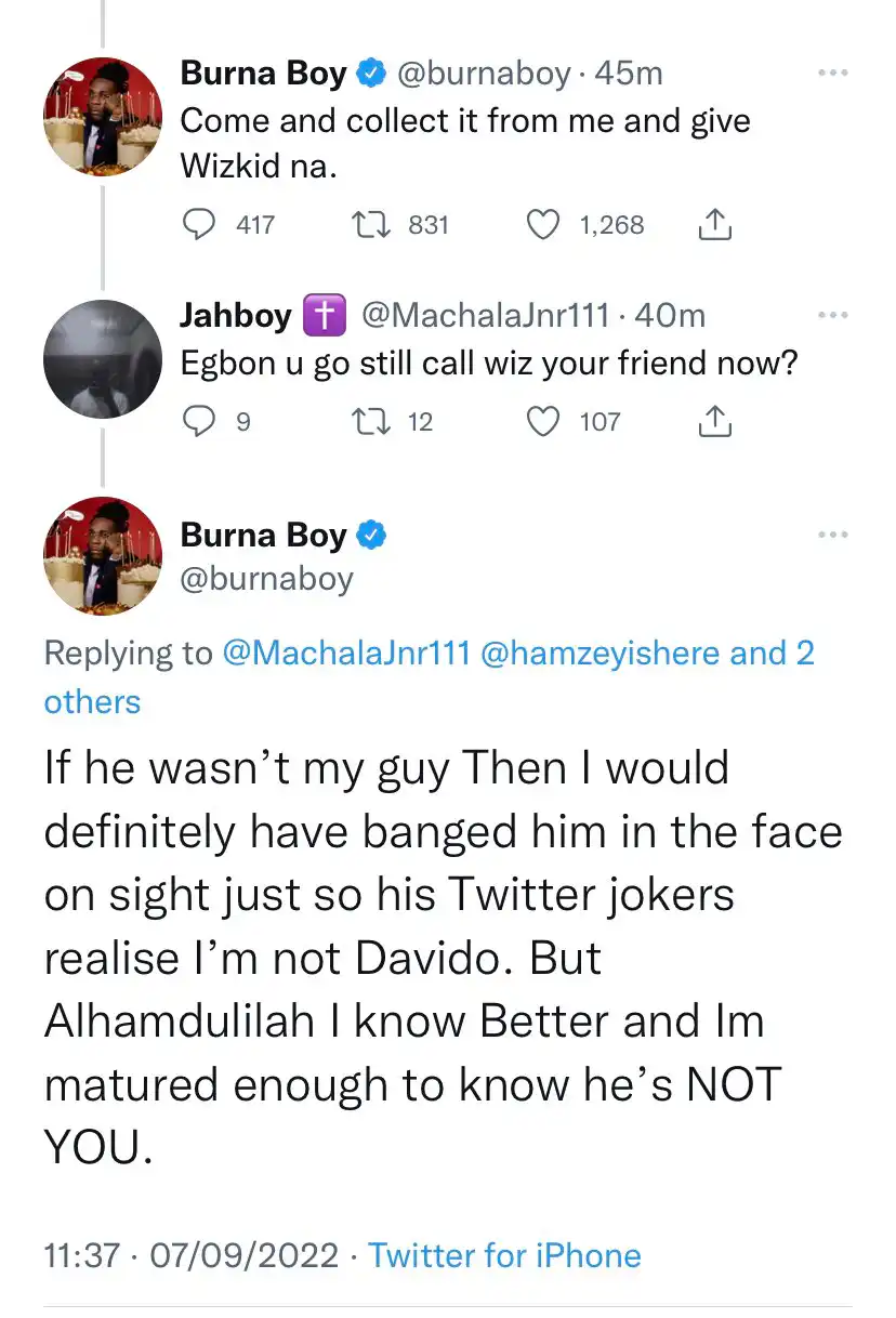 1662550768 409 If Wizkid wasnt my guy Id have punched him in