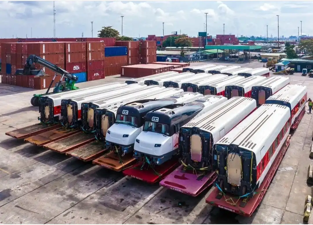 Lagos takes delivery of trains for Red Line Rail System