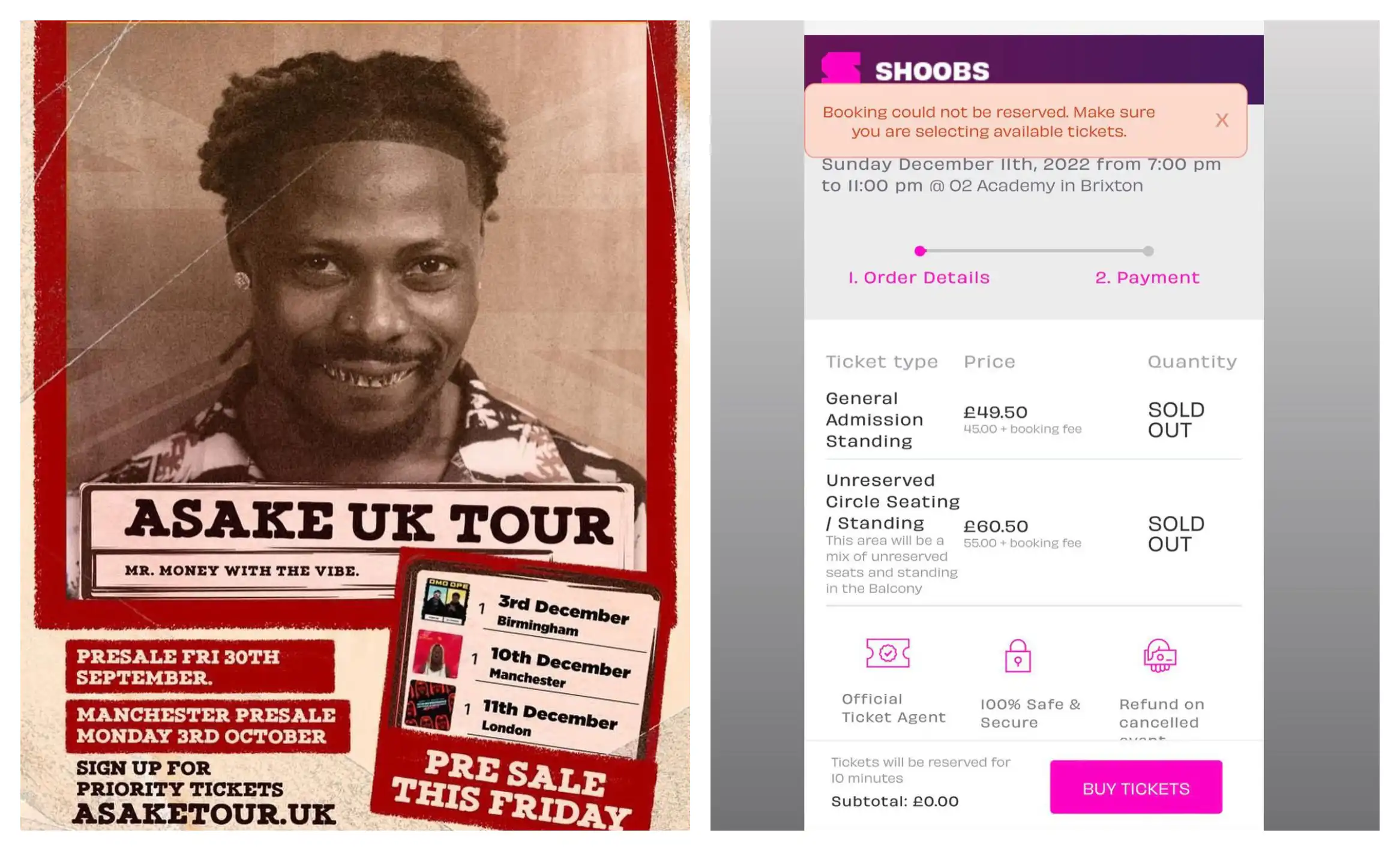 Asake Ticket