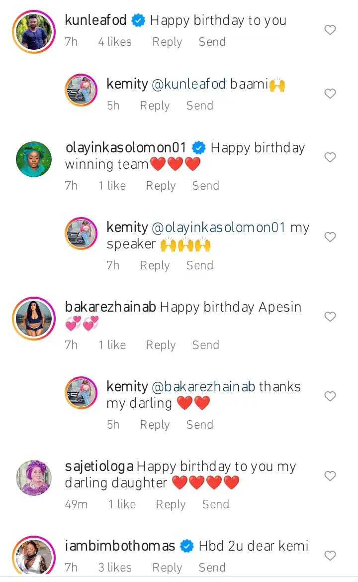 Celebrities celebrate Kemitys birthday Kemi Filani blog