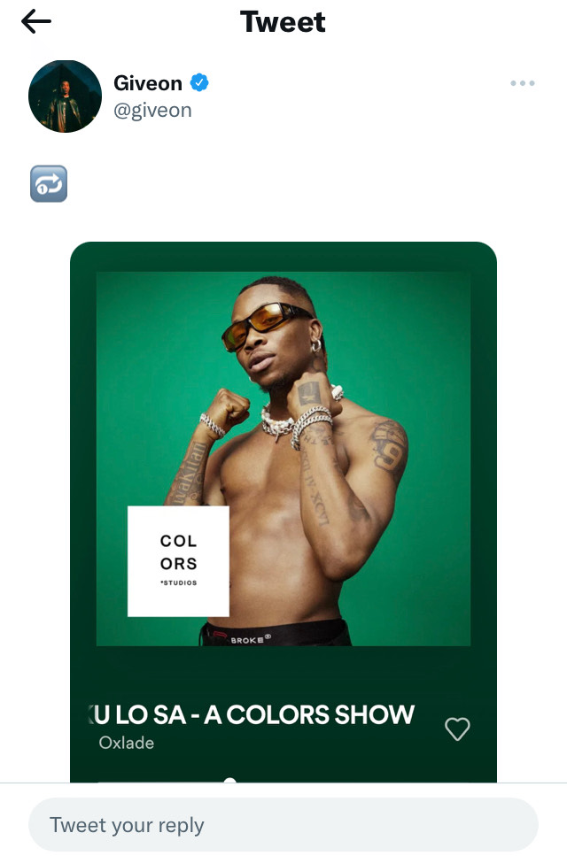 American Singer, Giveon Reacts To Oxlade’s Song, ‘Ku Lo Sa’ 1 IMG 3094 1