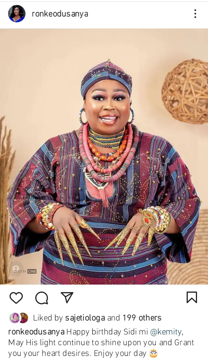 Ronke Odusanya celebrates Kemitys birthday Kemi Filani blog