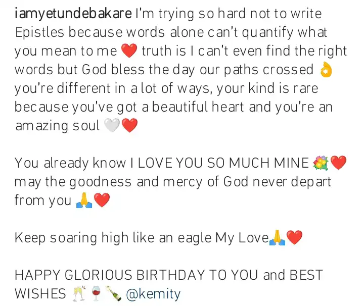 Yetunde Bakare celebrates Kemitys birthday Kemi Filani blog