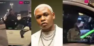 Police harass Mavin artiste, Boy Spyce Seize his car key (Video)