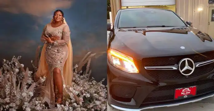 See the Expensive Mercedes Benz, Actress Eniola Badmus acquired as gift for her 45th Birthday