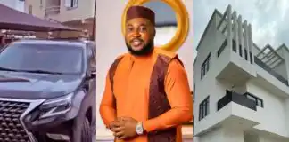 Nosa Rex entangled in an alleged sugar mummy scandal after acquiring SUV and a mansion worth millions