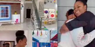 Yvonne Nelson hosts Real Warri Pikin, takes Comedienne on tour of her multi-million dollar school