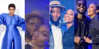 Reactions as Beauty Tukura is spotted with ex-housemates for the first time following disqualification