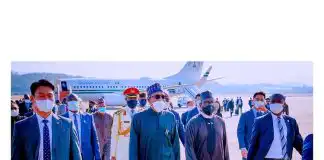 President Buhari arrives in South Korea ahead of the first-ever World Bio Summit