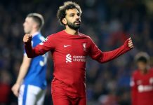 Mohamed Salah hat-trick puts gloss on Liverpool’s 7-1 demolition of Rangers
