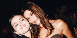 Selena Gomez and Ex-Boyfriend Justin Bieber’s Wife Hailey put feud rumors to rest as they pose for photos