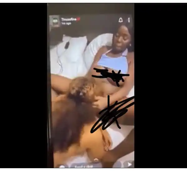Instagram influencer and Model, Tinusofine mistakenly post her private clip on Snapchat (18+Video)