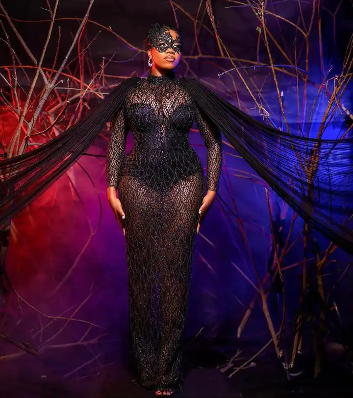 Angel Smith at Beautys Masqued party Kemi Filani blog