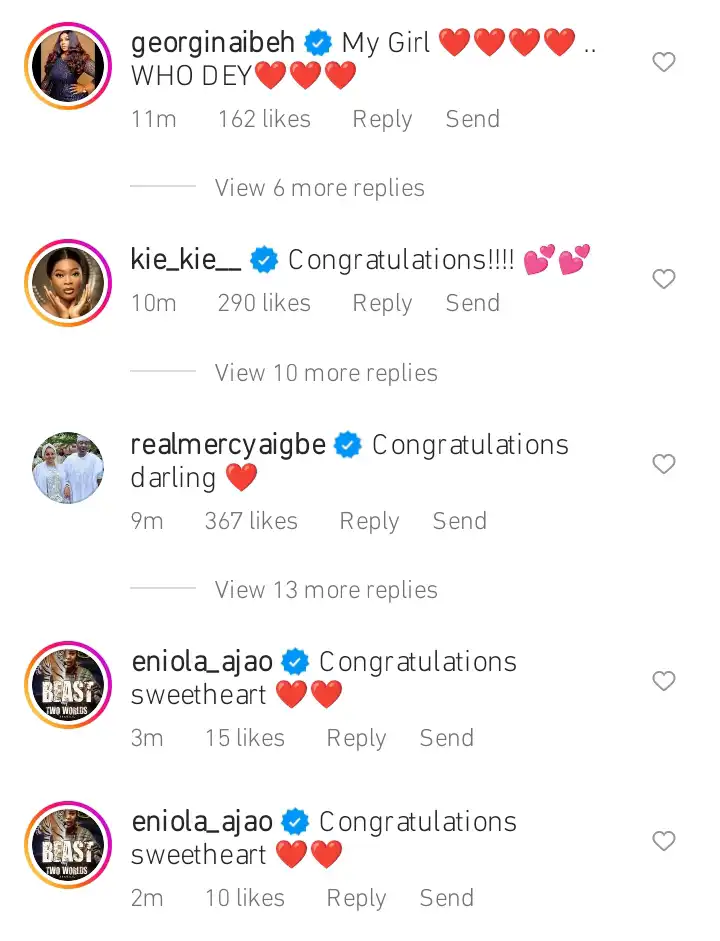 Celebrities congratulate Phyna over her BBN win Kemi Filani blog