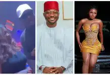 Seyi Vodi spotted clubbing with wife following viral video with alleged side chick (Video)