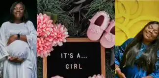 Congratulations are in order as Adeyinka Alaseyori welcomes baby girl