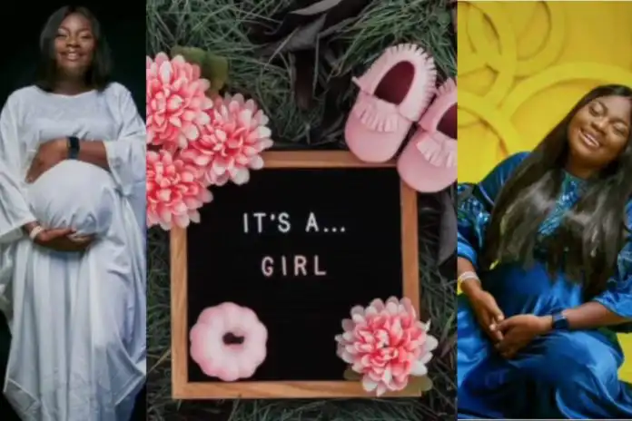 Congratulations are in order as Adeyinka Alaseyori welcomes baby girl