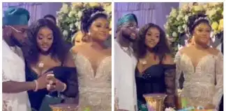 "There’s nothing wrong in what he did"- Video of Davido snatching cup of drink from Chioma at an event sparks debate