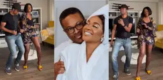 Actress Omoni Oboli and husband break into dancing as they celebrate 22 years wedding anniversary