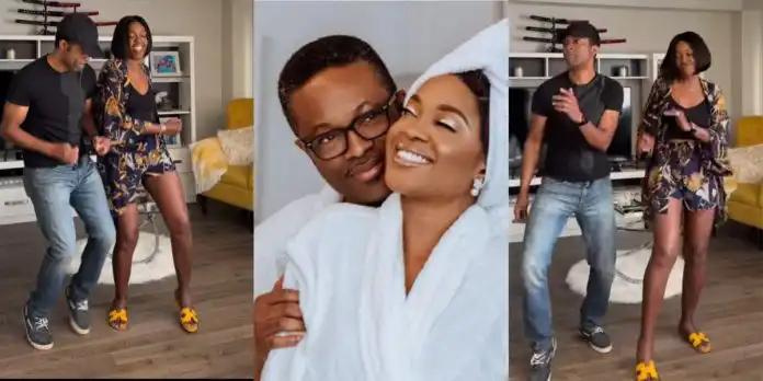 Actress Omoni Oboli and husband break into dancing as they celebrate 22 years wedding anniversary Actress Omoni Oboli and husband break into dancing as they celebrate 22 years wedding anniversary