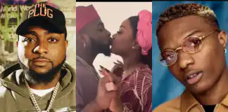 “Wizkid needs to learn romance from Davido” Uche Maduagwu, others gush over Chioma & Davido’s new PDA