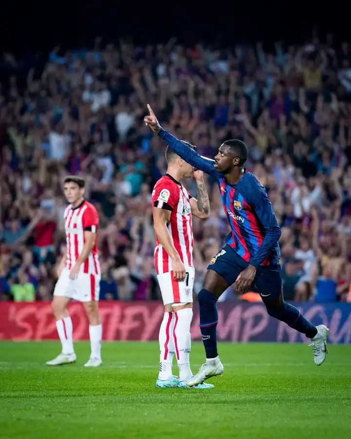 Barcelona 4-0 Athletic Bilbao: Dembele registers hat-trick of assists as Blaugrana cruise