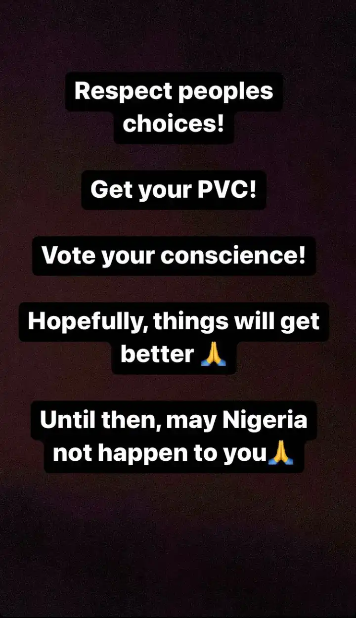 Get your PVC vote your conscience Blessing Douglas Kemi Filani blog