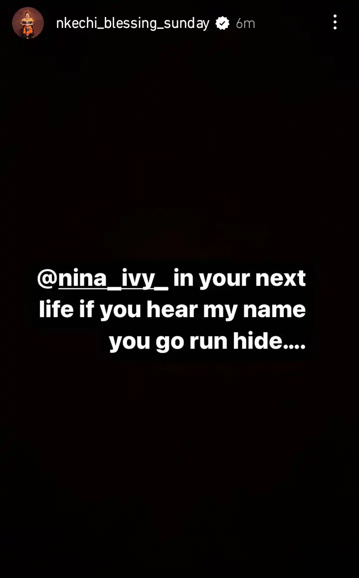 In your next life if you hear my name you go run Nkechi Blessing slams Nina Ivy Kemi Filani blog